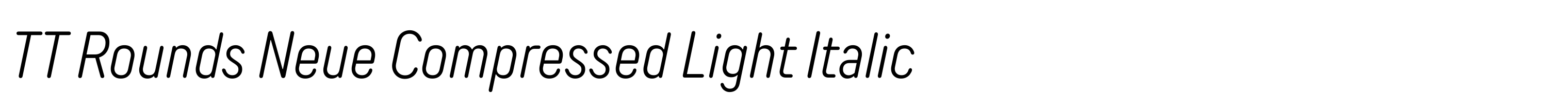 TT Rounds Neue Compressed Light Italic